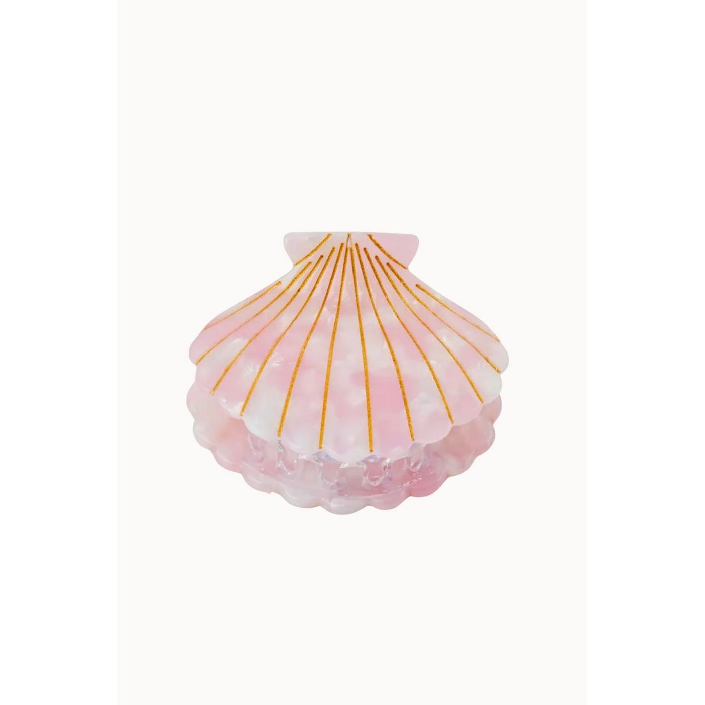 Pince À Cheveux Shell Rose - Rose
