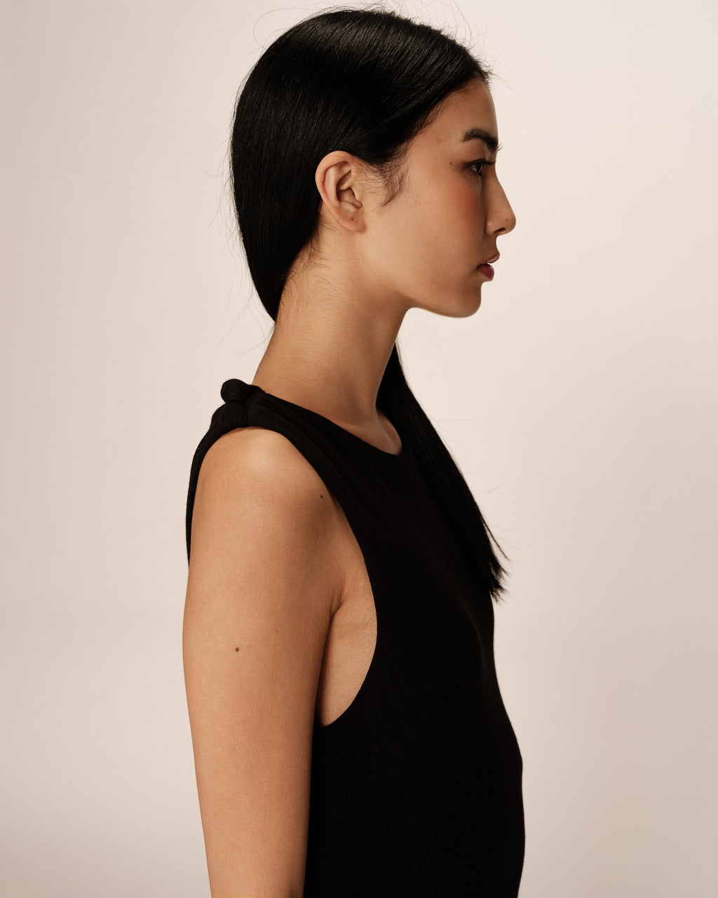 Robe Longue Pistache - Noir