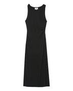 Robe Longue Pistache - Noir