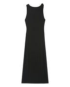 Robe Longue Pistache - Noir