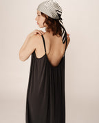 Robe Longue Pivoine - Anthracite