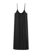 Robe Longue Pivoine - Anthracite