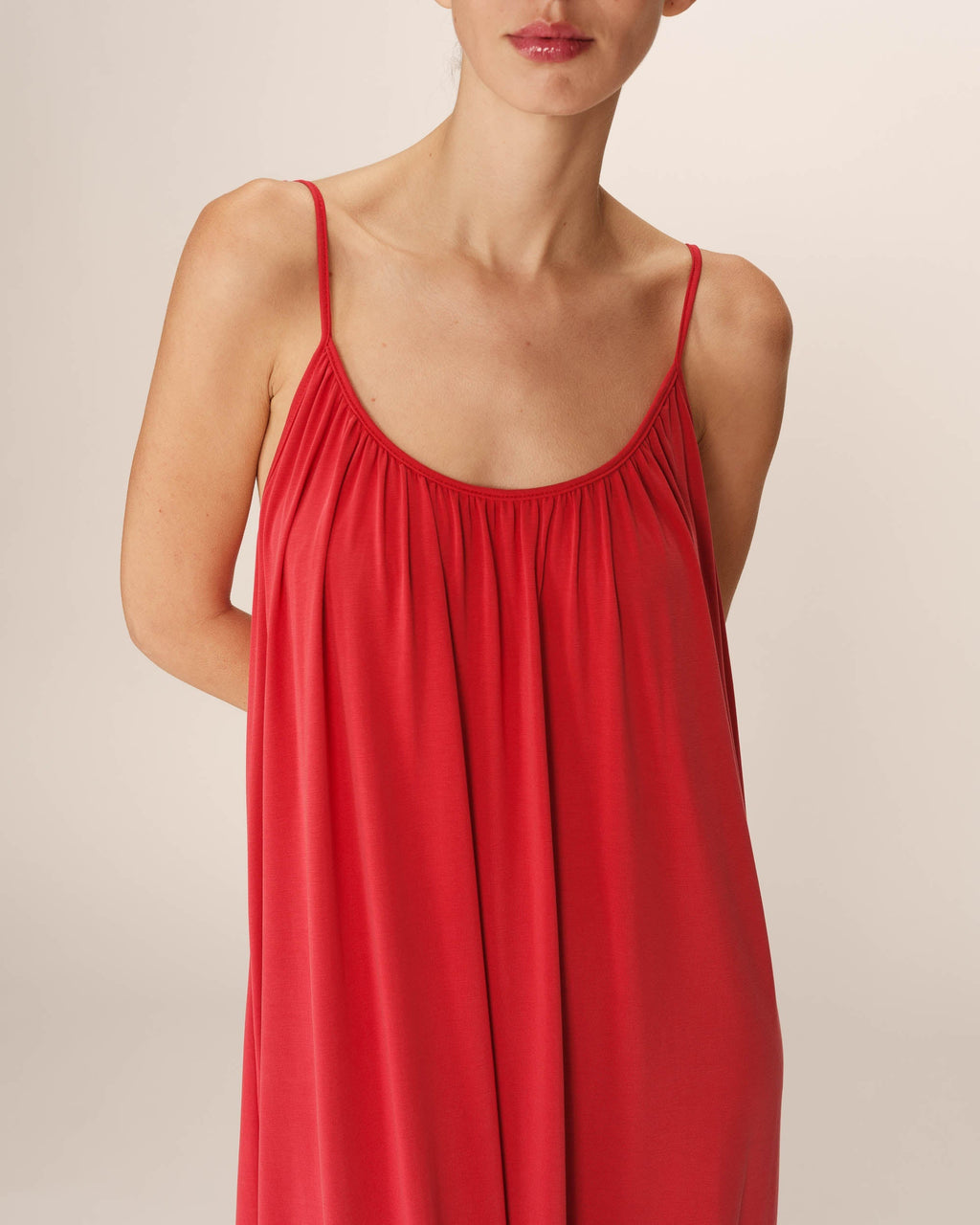 Robe Longue Pivoine - Framboise