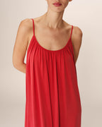 Robe Longue Pivoine - Framboise