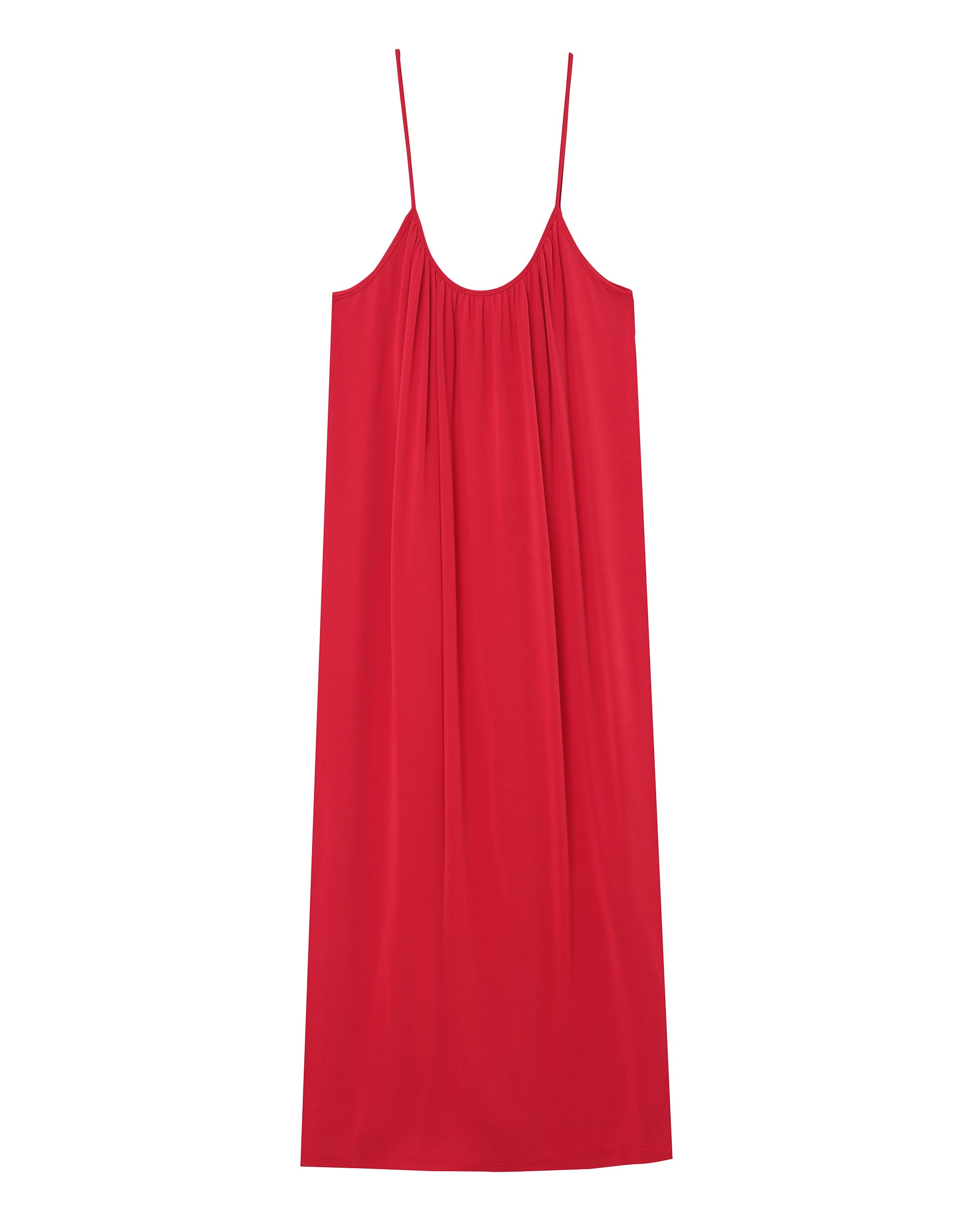 Robe Longue Pivoine - Framboise