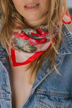 Foulard Pivonka - Rose