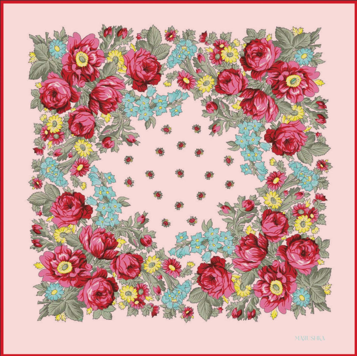 Foulard Pivonka - Rose