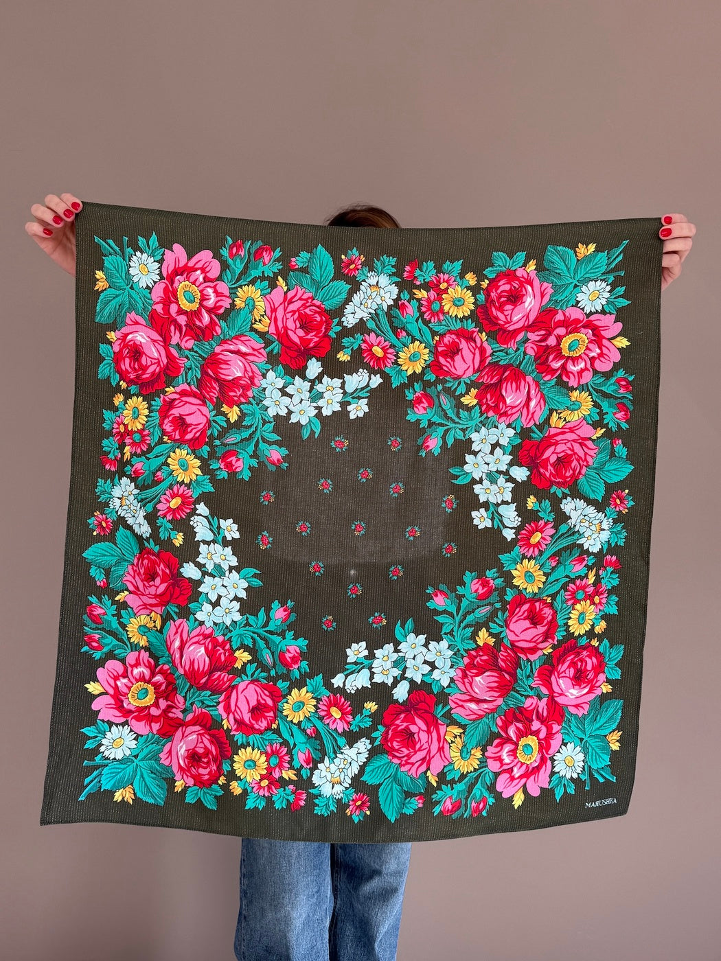 Foulard Pivonka - Kaki