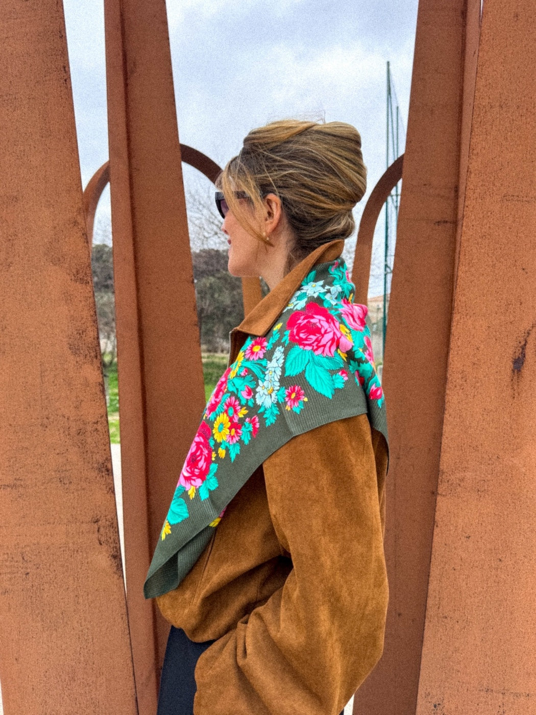 Foulard Pivonka - Kaki