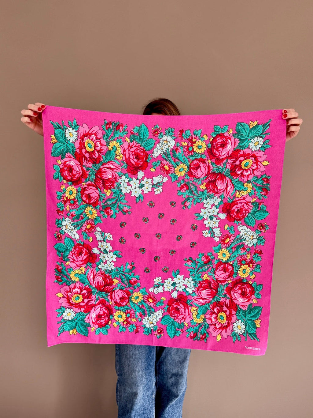 Foulard Pivonka - Rose