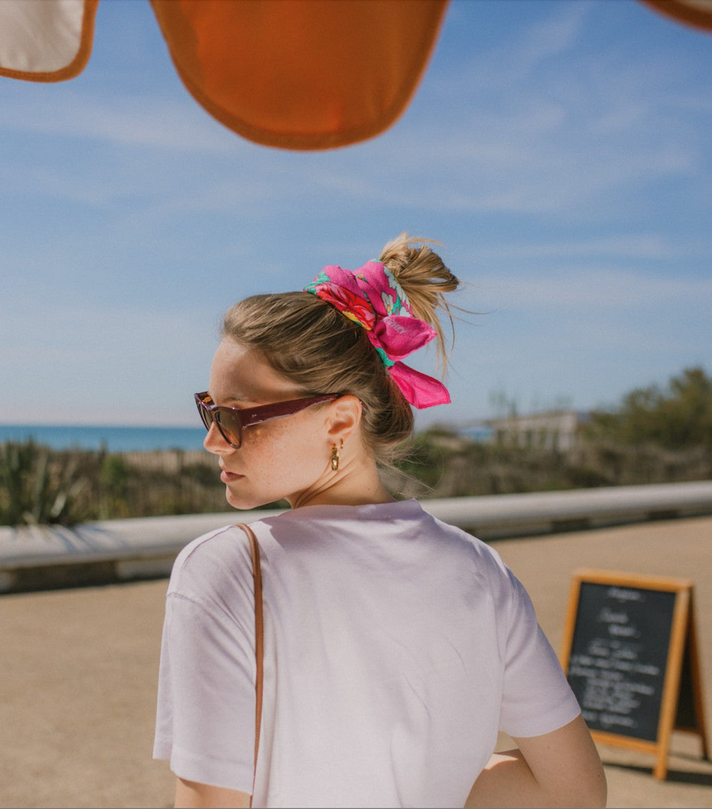 Foulard Pivonka - Rose