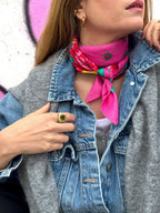 Foulard Pivonka - Rose