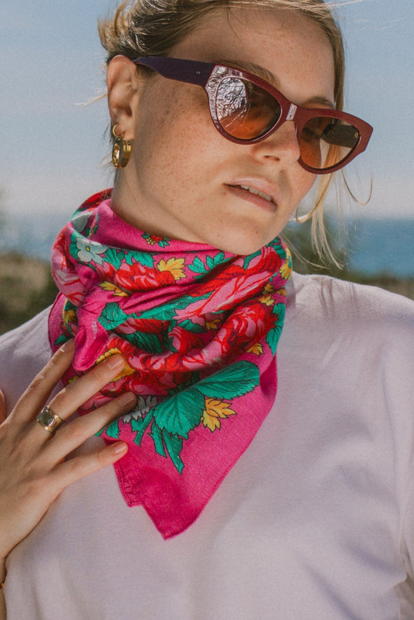 Foulard Pivonka - Rose