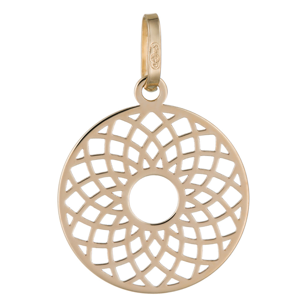 Pendentif Médaillon Or Jaune 375/1000