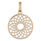 Pendentif Médaillon Or Jaune 375/1000