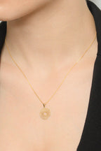 Pendentif Médaillon Or Jaune 375/1000