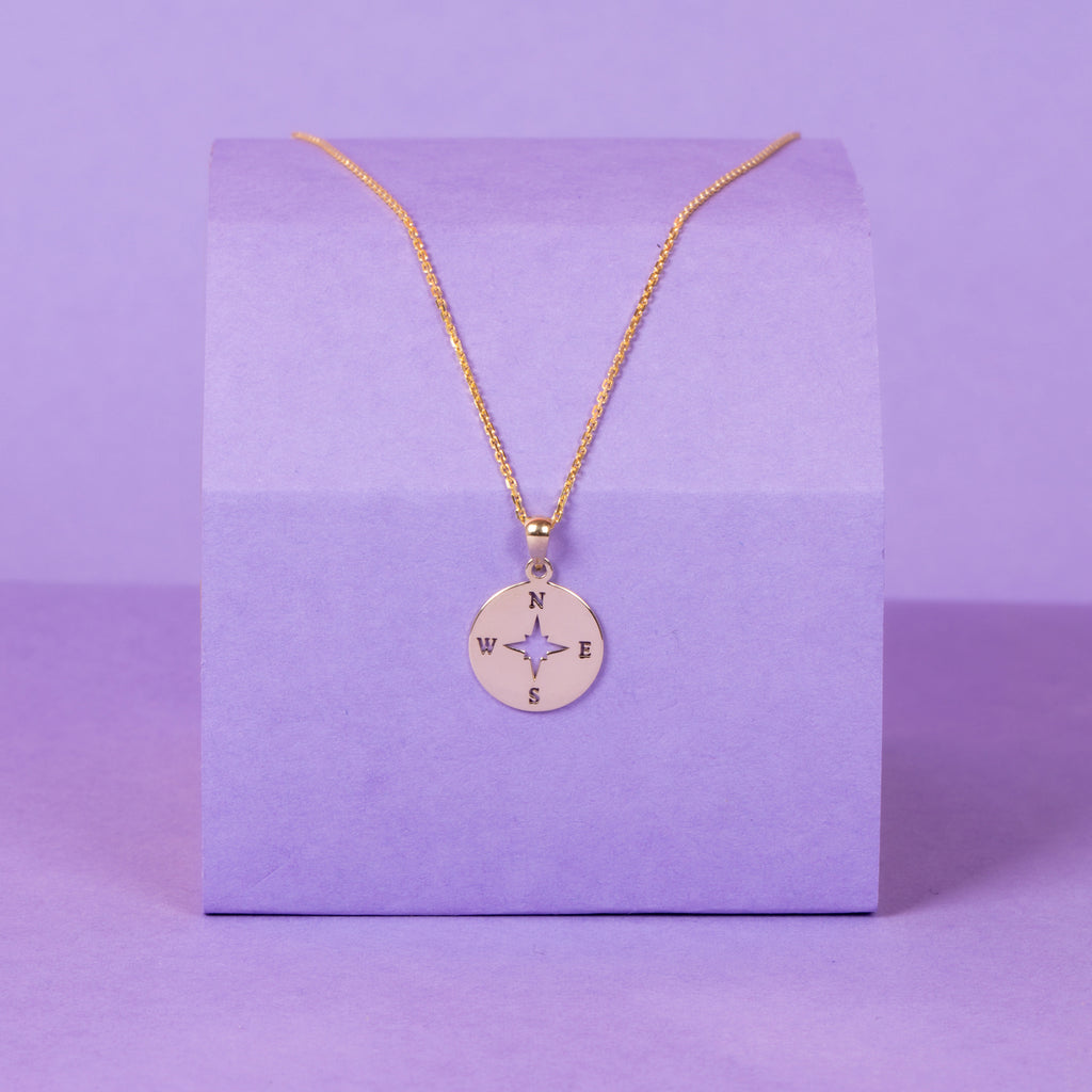 Pendentif "Boussole" - Or Jaune 375/1000