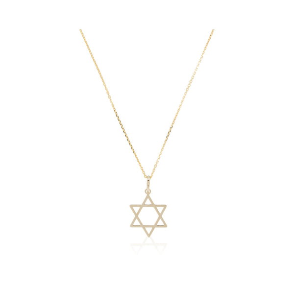 Pendentif "Etoile De David" Or Jaune 375/1000
