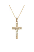 Pendentif "Croix De Jésus" Or Jaune 375/1000