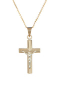 Pendentif "Croix De Jésus" - Or Jaune - Or Jaune
