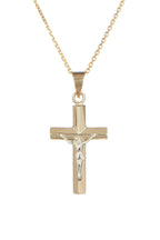Pendentif "Croix De Jésus" - Or Jaune - Or Jaune