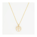 Pendentif "Arbre De Vie" Or Jaune 375/1000 Et Nacre