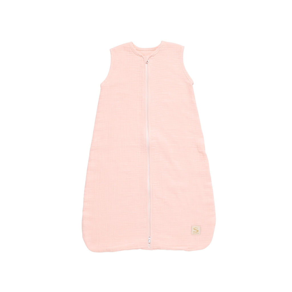 Gigoteuse D'Été Bébé En Double Gaze De Coton - Rose