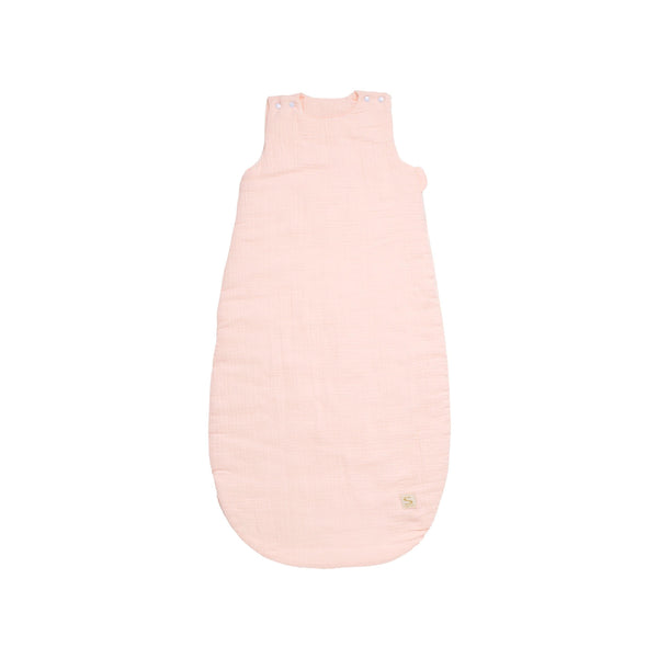 Gigoteuse Bébé Hiver En Double Gaze De Coton - Rose