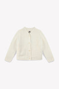 Cardigan - Fille Terry Crème