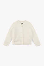 Cardigan - Fille Terry Crème