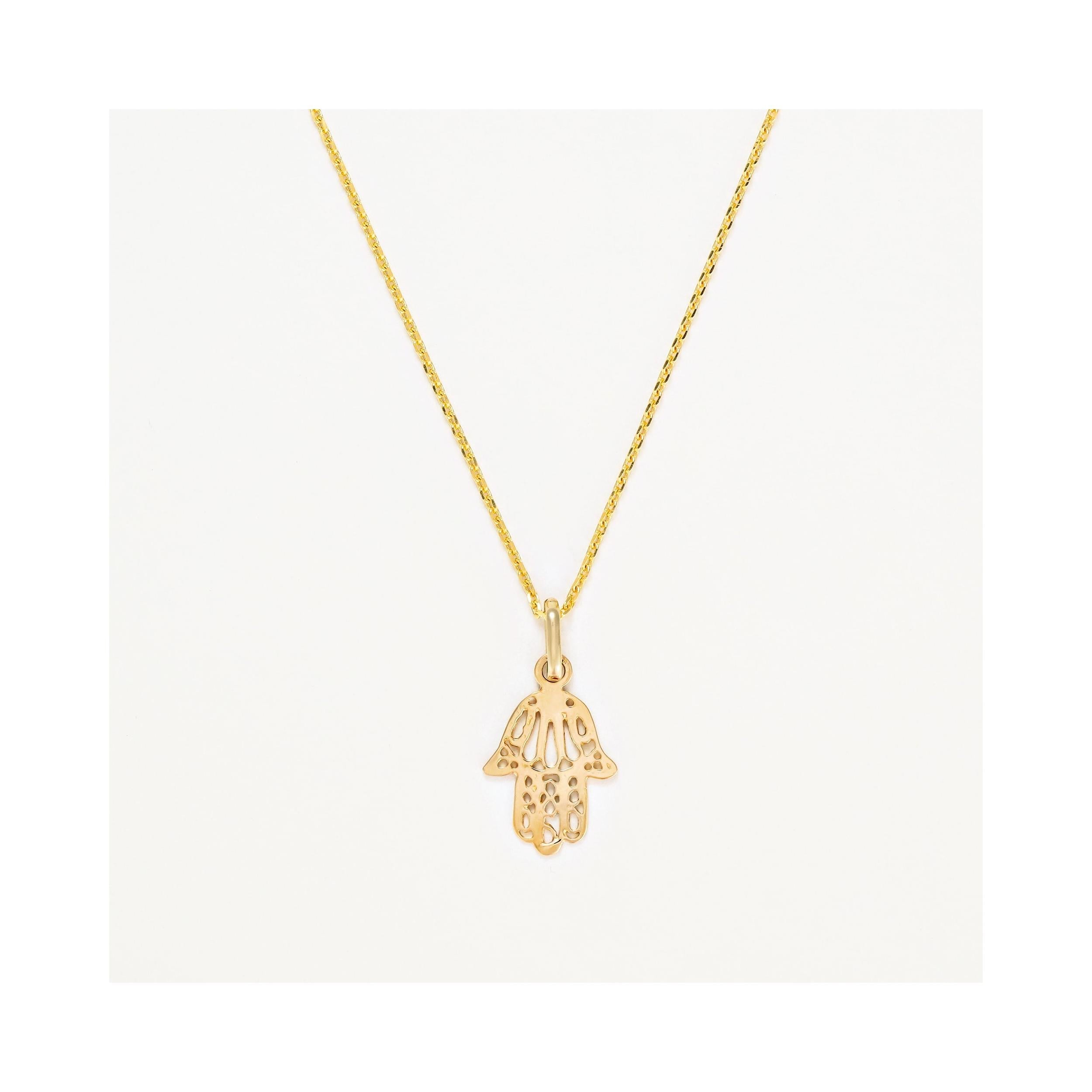 Pendentif "Jolie Main De Fatma " Or Jaune 375 /1000