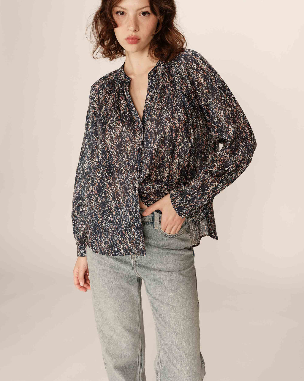 Blouse Platane - Marine
