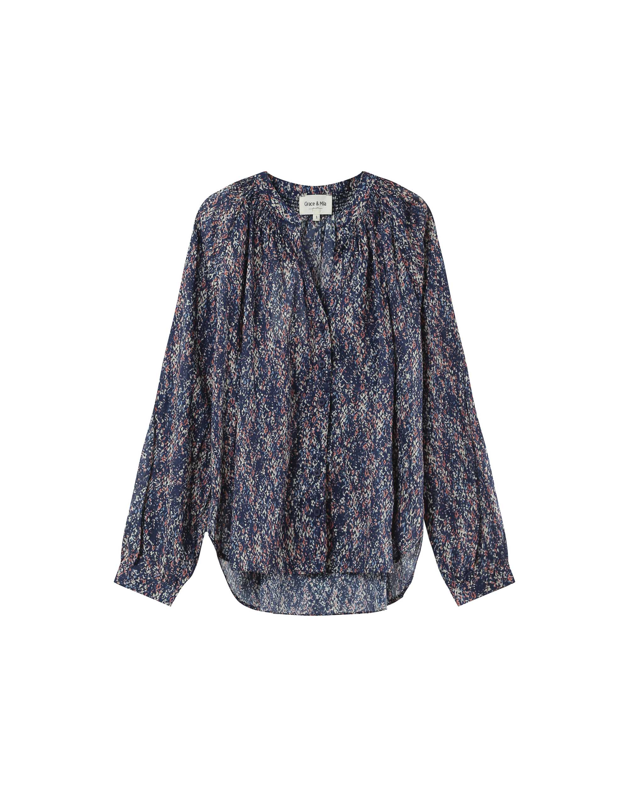 Blouse Platane - Marine