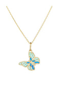Pendentif "Papillon Amoureux" Or Jaune 375/1000