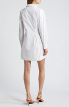 Robe Pleated Shirt - White