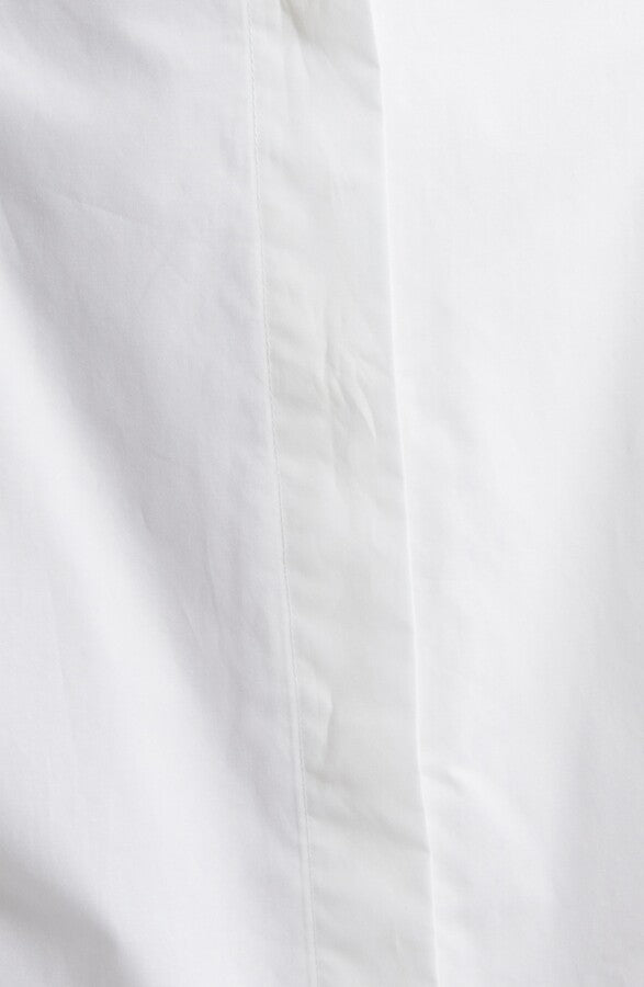 Robe Pleated Shirt - White