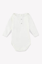 Body - Bébé Fille Col À Volant 100% Coton Bio