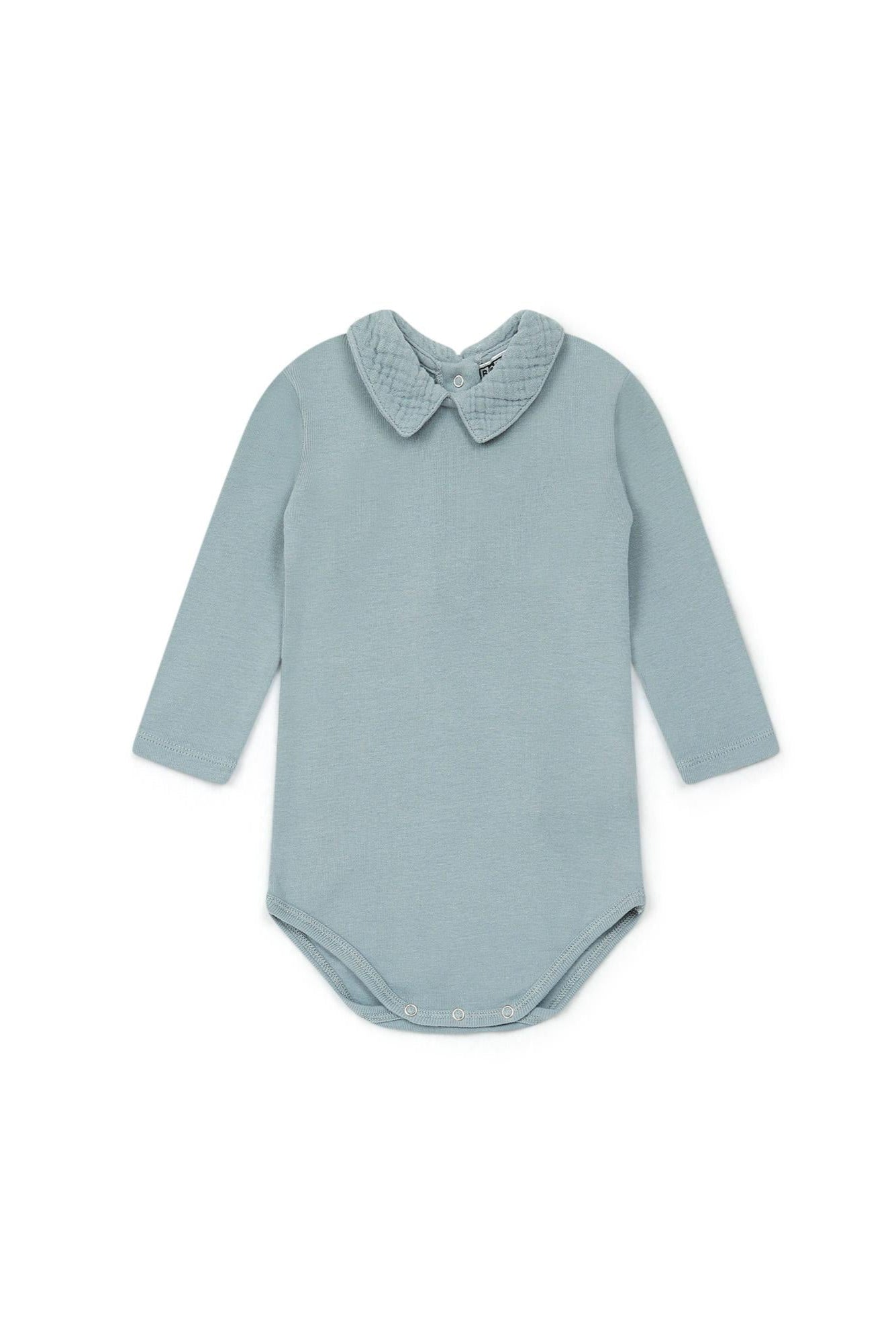Body - Bébé Garçon Col À Revers 100% Coton Bio