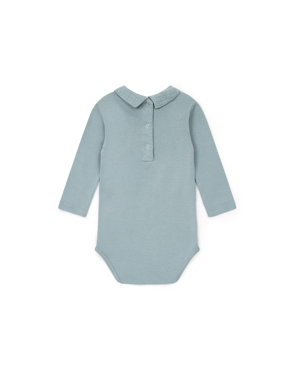 Body - Bébé Garçon Col À Revers 100% Coton Bio