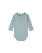 Body - Bébé Garçon Col À Revers 100% Coton Bio