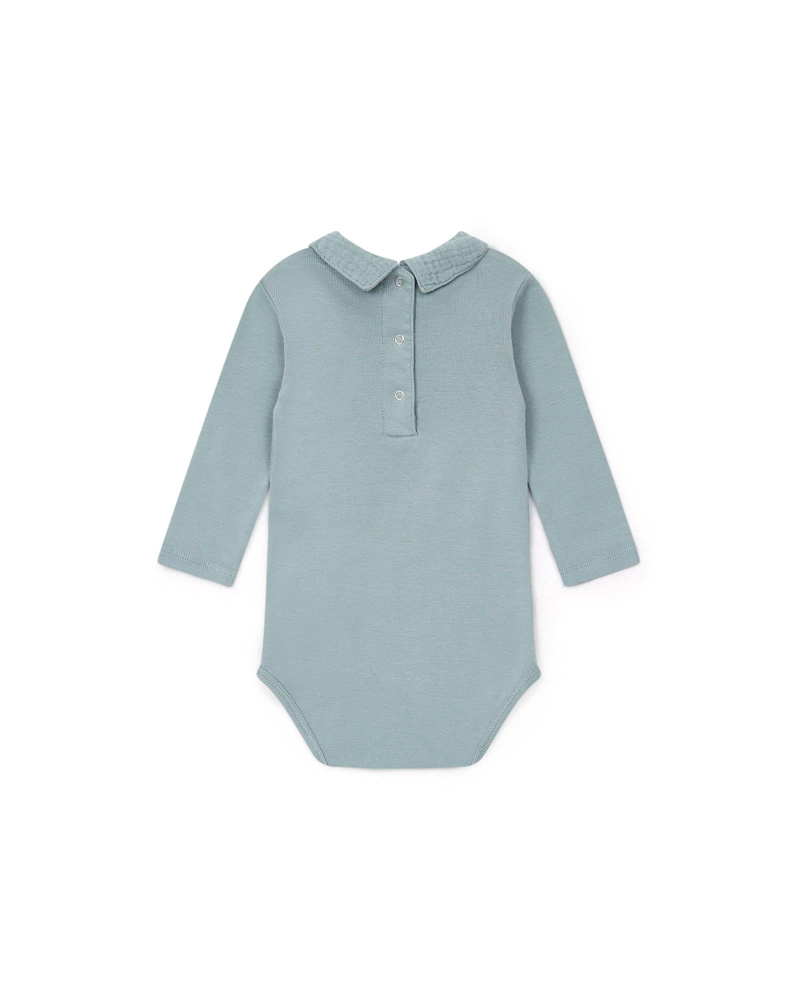 Body - Bébé Garçon Col À Revers 100% Coton Bio