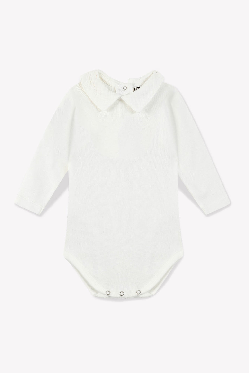 Body - Bébé Garçon Col À Revers 100% Coton Bio
