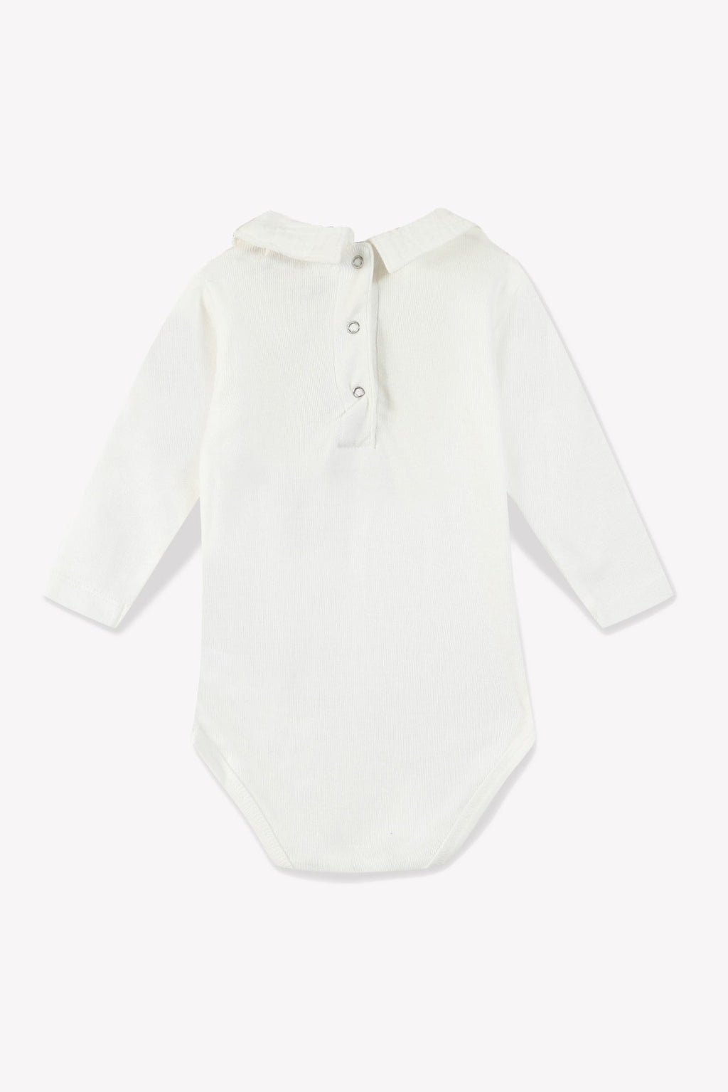 Body - Bébé Garçon Col À Revers 100% Coton Bio