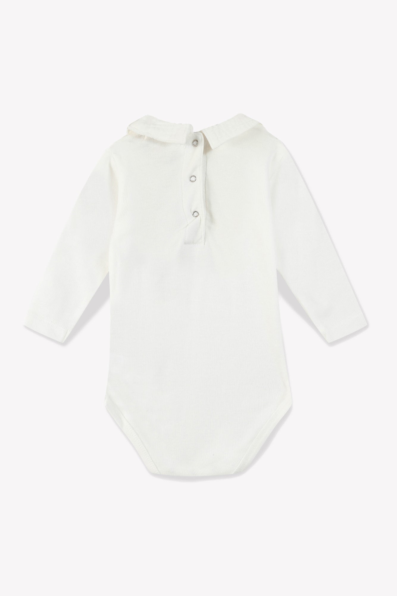 Body - Bébé Garçon Col À Revers 100% Coton Bio