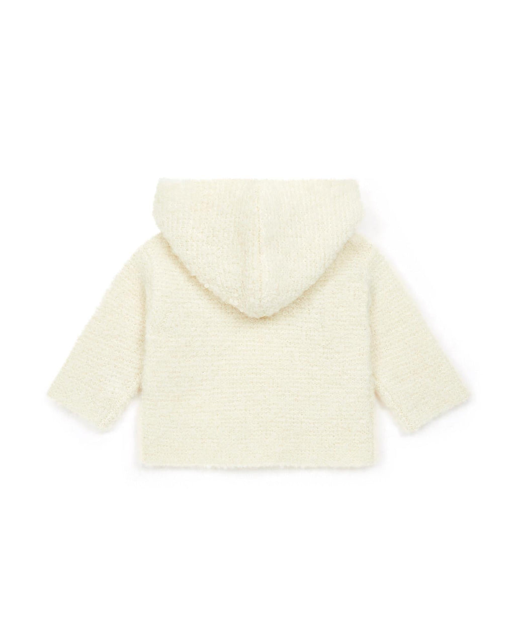 Manteau - Croisé Bouclette Laine Mélangée