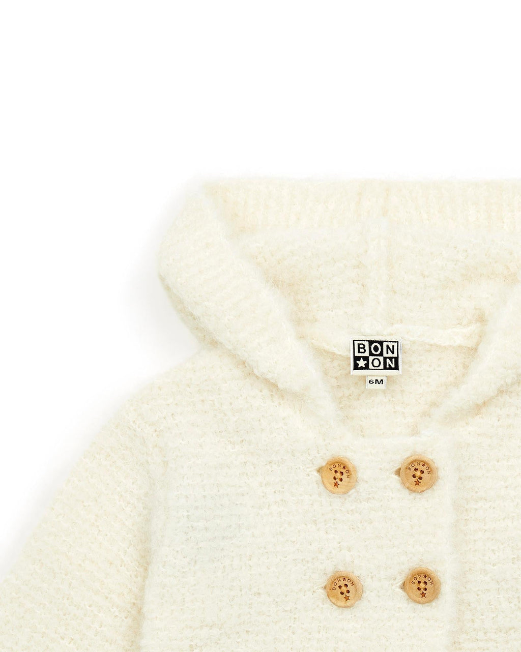 Manteau - Croisé Bouclette Laine Mélangée