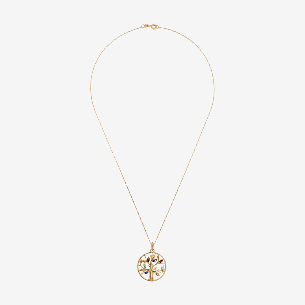 Pendentif "Arbre De Vie" D0,02/3 G0,2/2 I0,14/2 P0,18/2 - Or Jaune