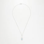 Pendentif "Brillant Topaze" Diamants 0,02Ct/2 Topaze 1,5Ct