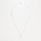Pendentif "Simplicité"  Diamant :0,05Ct/12 - Or Blanc