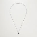 Pendentif "Marguerite Saphir" - Or Blanc